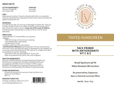 Package Label (Liv 203)